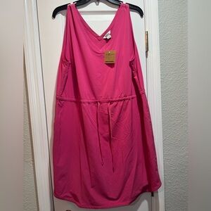 Eddie Bauer Women’s Pink Departure Easy Tank Top Dress Size XL NWT